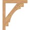 Ekena Millwork Merced Block Smooth Bracket, Western Red Cedar, 3 1/2"W x 30"D x 36"H BKT04X30X36MRC05SWR - alternate 4